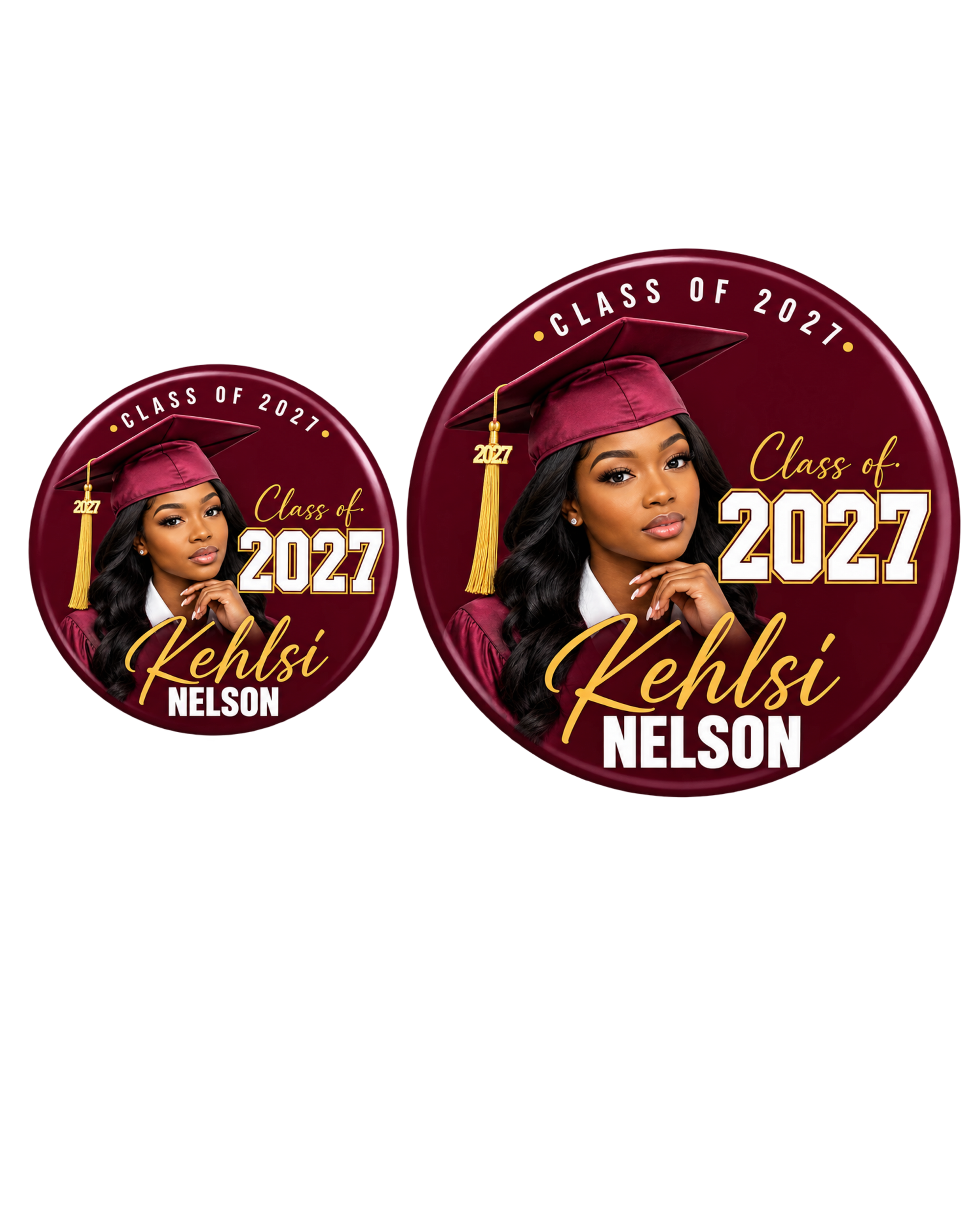 Custom Graduation Buttons