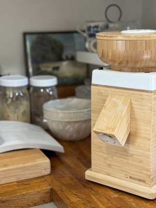 Fresh Milled Flour | Grinding Wheat in My Nutrimill Grain Mill