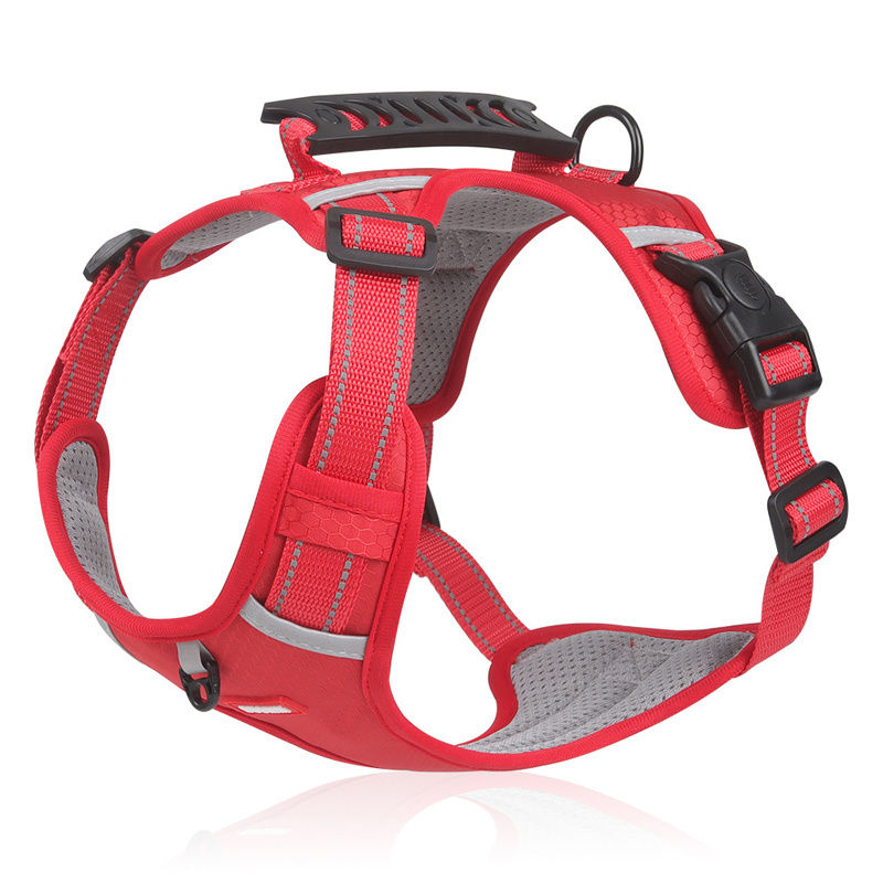 Thumbnail: Adjustable No-Pull Pet Harness for Dogs and Cats - Soft Padded Harness with Easy