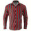 Thumbnail: Men's Classic Design Striped Long Sleeve Button Up Shirt For Business Occasions,