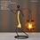 Thumbnail: Retro Creative Dining Table Art Iron Candlestick Crafts Roma