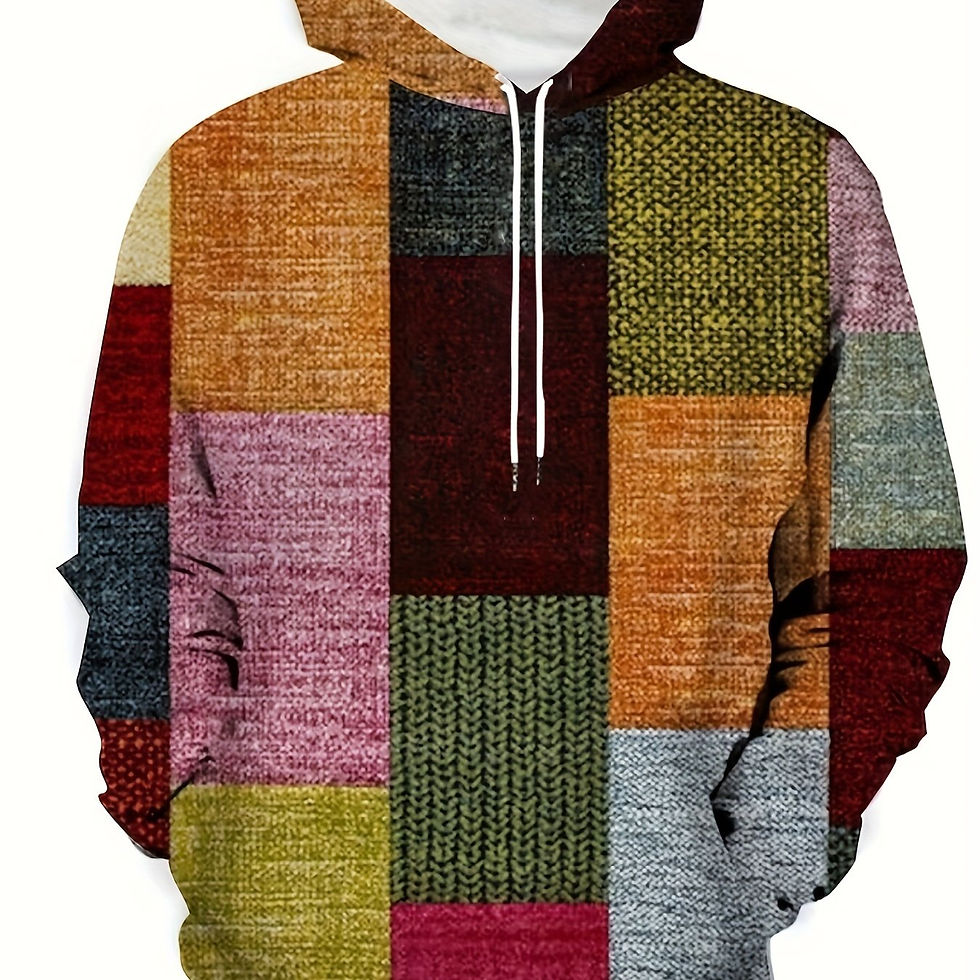 Thumbnail: Men's Spring & Autumn Patchwork Sweatshirt Hoodies For Sports/outdoor, Men's Clo
