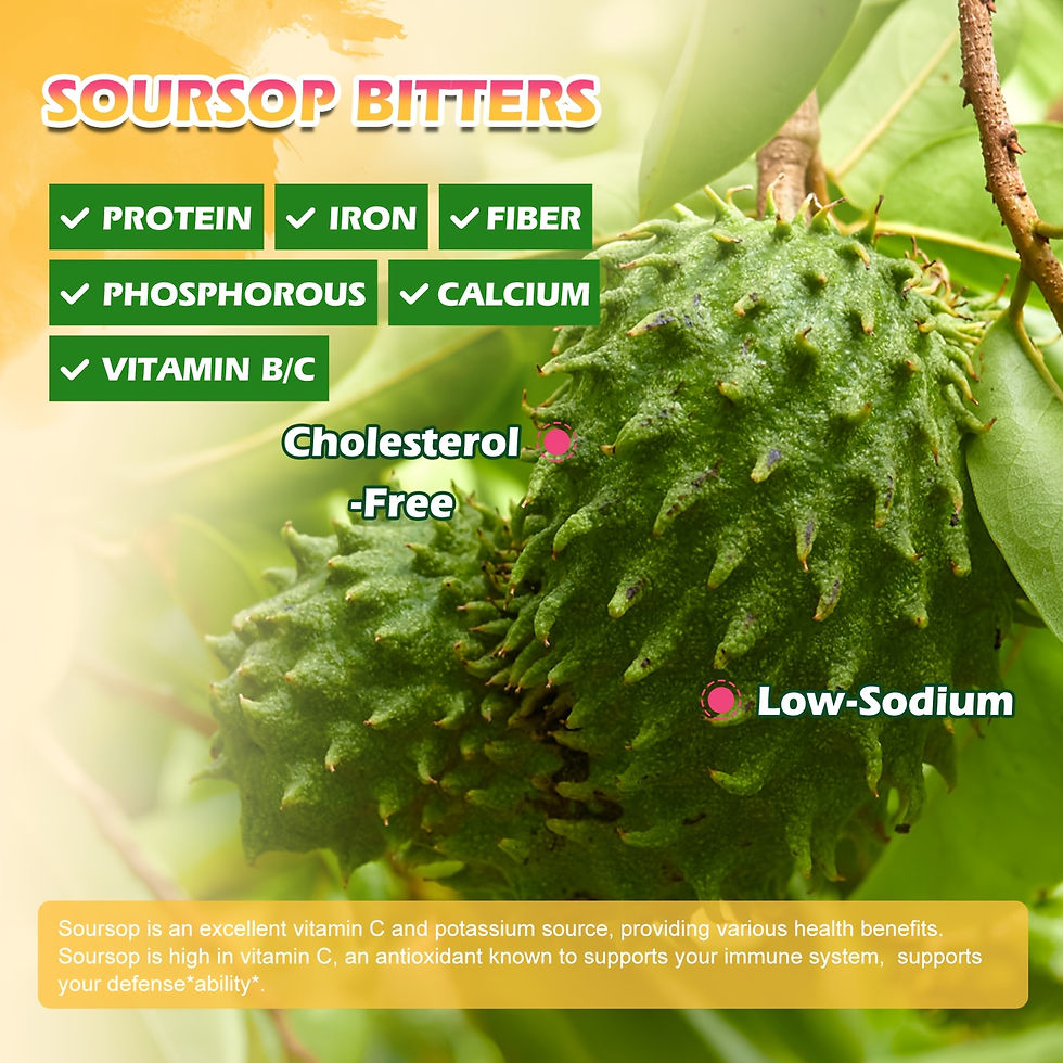 Thumbnail: 8-in-1 Soursop Graviola Liquid Drops Supplement with Natural Graviola Leaf & Fru