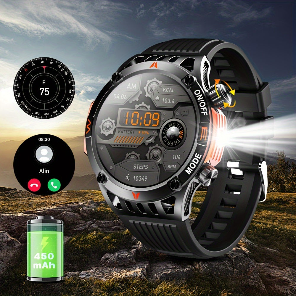 QTLJJBY Smart Watch Wireless Answer And Call SOS Outdoor Watch Outdoor Sports Wa