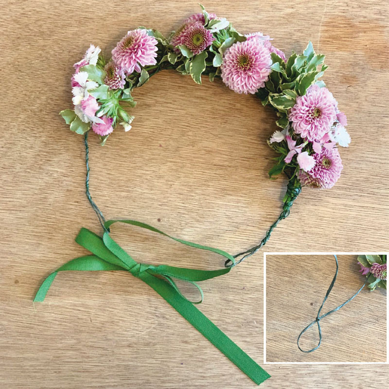 diy flower crown workshop