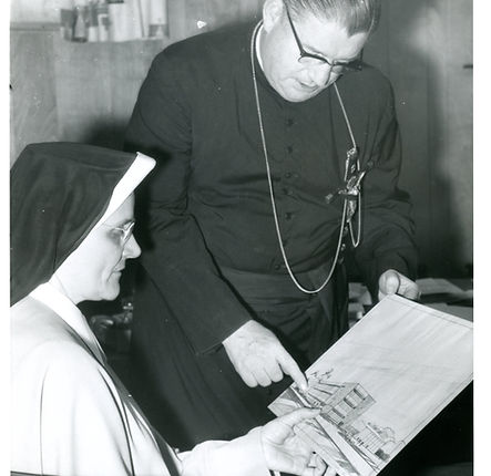 CPPS Sr Mary Austin (Rose Marie Hagerman) & Fr McCarthy 1962.jpg