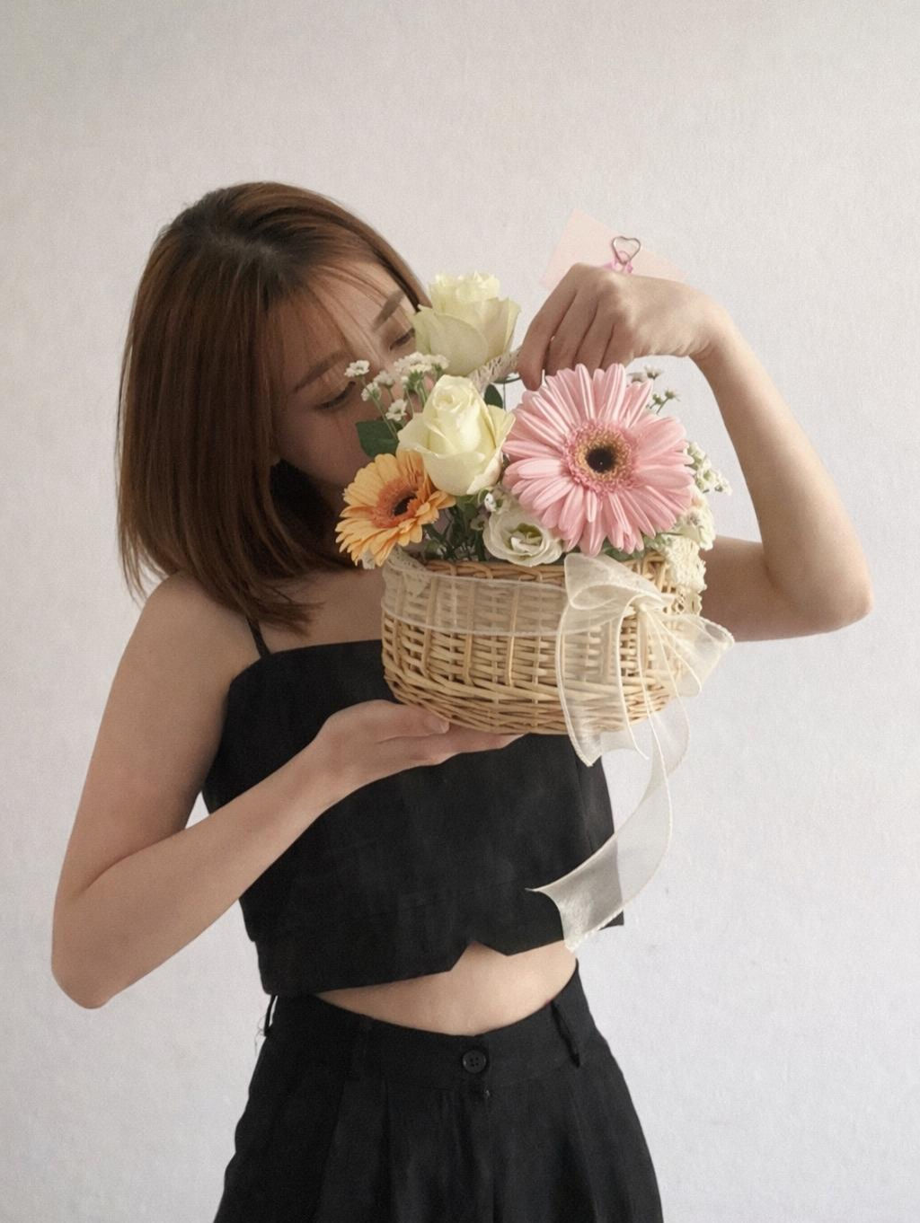 Blush Garden Basket (S Size)