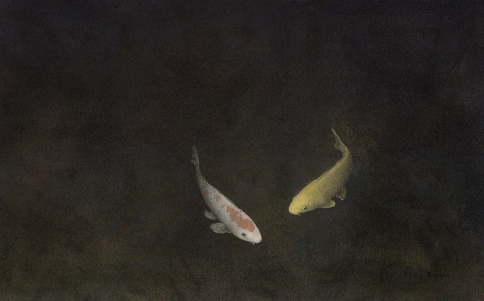 Two Koi, Host and Guest