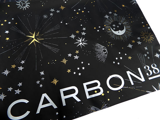 Carbon38 Custom Printed E-Commerce Packaging by Commonwealth Packaging Co.
