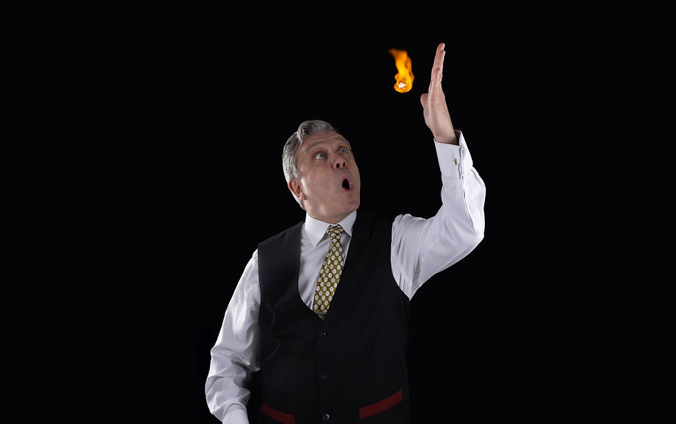 Professional magician Brian Storey performing at a corporate event in London and Cambridgeshire