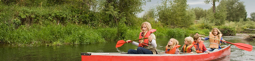 Aventura familiar en canoa