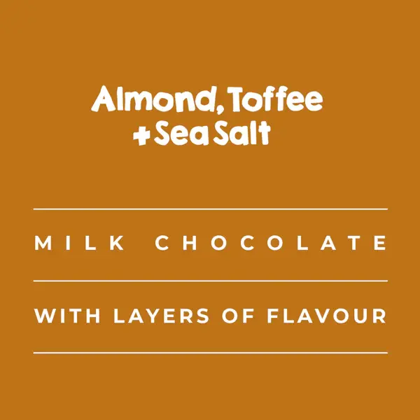 Thumbnail: GNAW Almond, Toffee & Sea Salt Milk Chocolate Bar