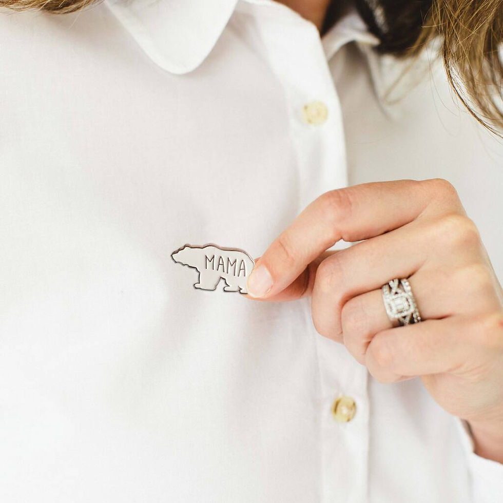 Mama Bear Enamel Pin