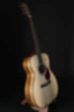 Thumbnail: Huss & Dalton TOM-R - Blue Denim Sitka & Black Tiger Myrtlewood