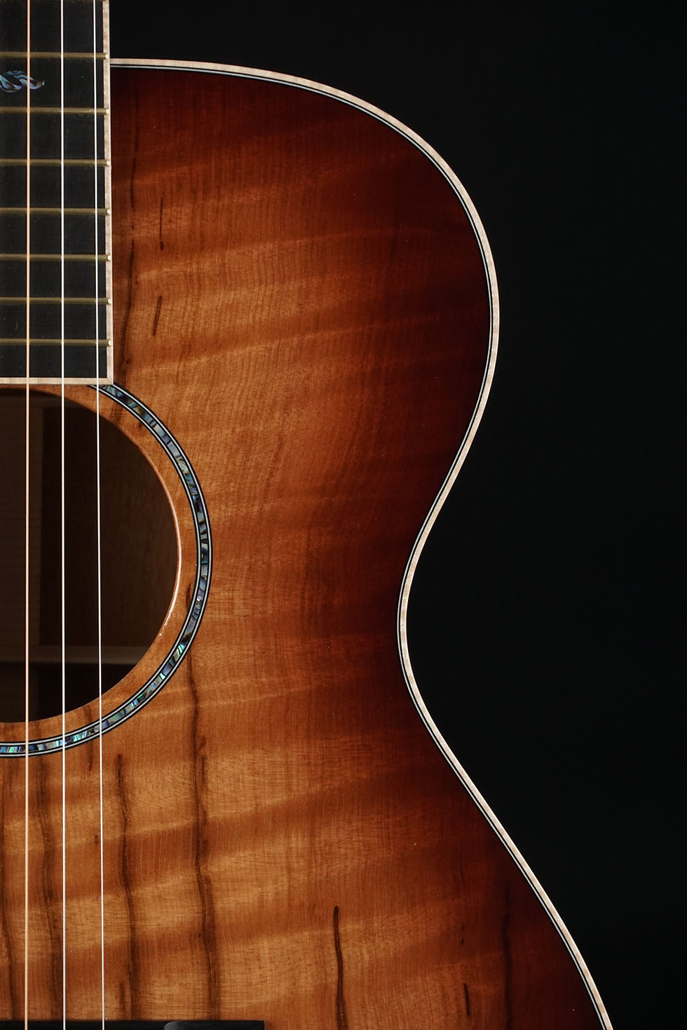 Thumbnail: Huss & Dalton OM Deep Body - Figured Sinker Redwood & Figured Mahogany