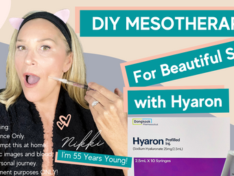 DIY Mesotherapy ~ Beautify Skin with Hyaron Skin Booster