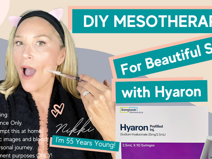DIY Mesotherapy ~ Beautify Skin with Hyaron Skin Booster