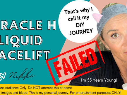 Failed Attempt at Liquid Face Lift at Home ~ Miracle H Mesotherapy 