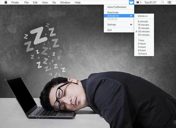 caffeinated anti sleep app macos mac 2 - Caffeinated Mac - Gestionnaire de Mise en Veille (gratuit)