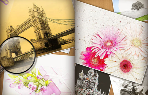 4 PowerSketch iPhone - Instant Sketch Pro iPhone iPad - Transforme vos Photos en Dessin (gratuit)