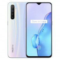Realme X2 in Pearl White color