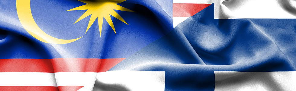 Malaysia Finland flag