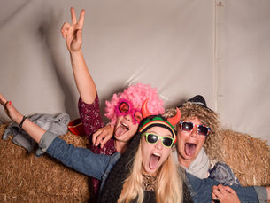 Fotobox DELUXE für ein Geburtstagsfest