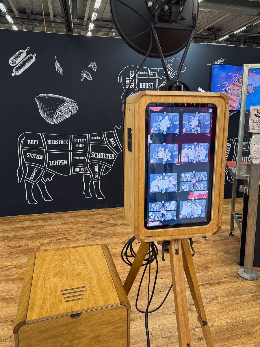 Die wohl schönste Fotobox der Schweiz an der Messe BEA 2026.