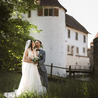 Schloss Hallwyl im Sommer, perfekte Kulisse für eine Hochzeit