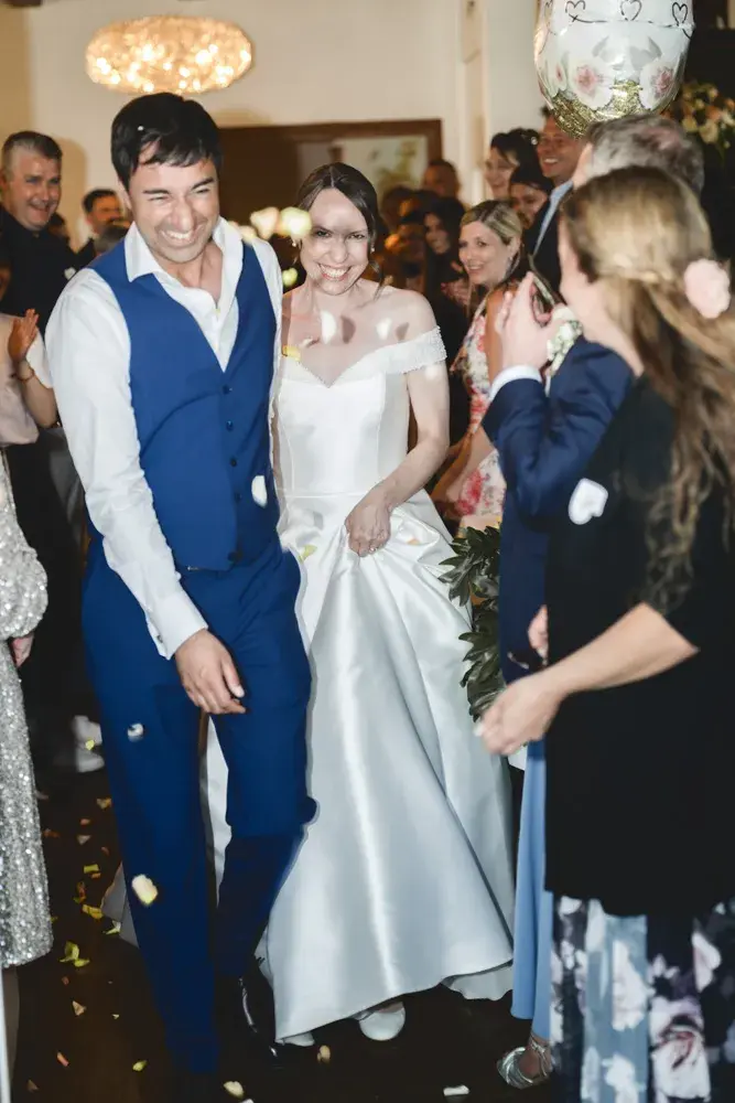 Hochzeitspaar im Meiers's Löwen Berken