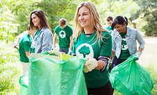 Picking Up Trash