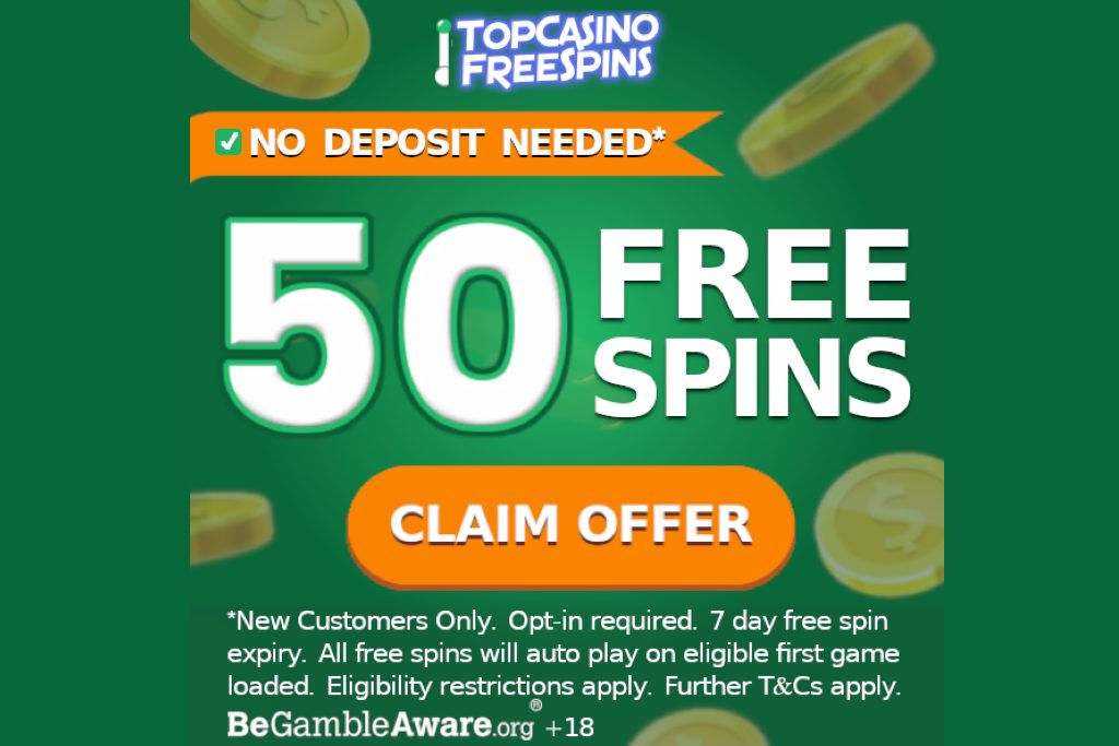 Get 50 Free Spins No Deposit