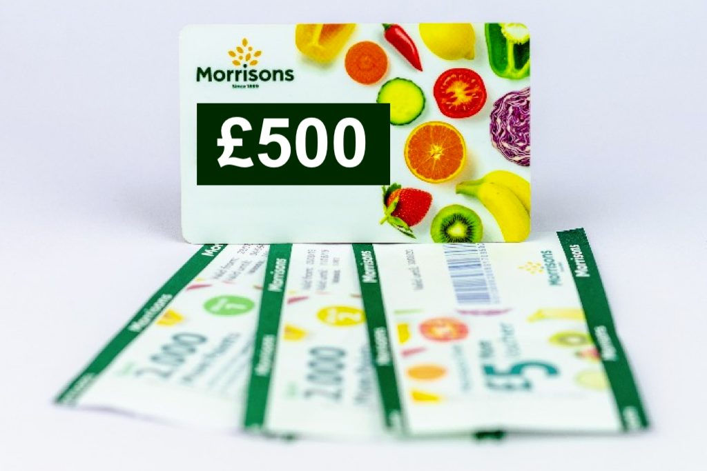 Free £500 Morrisons Voucher