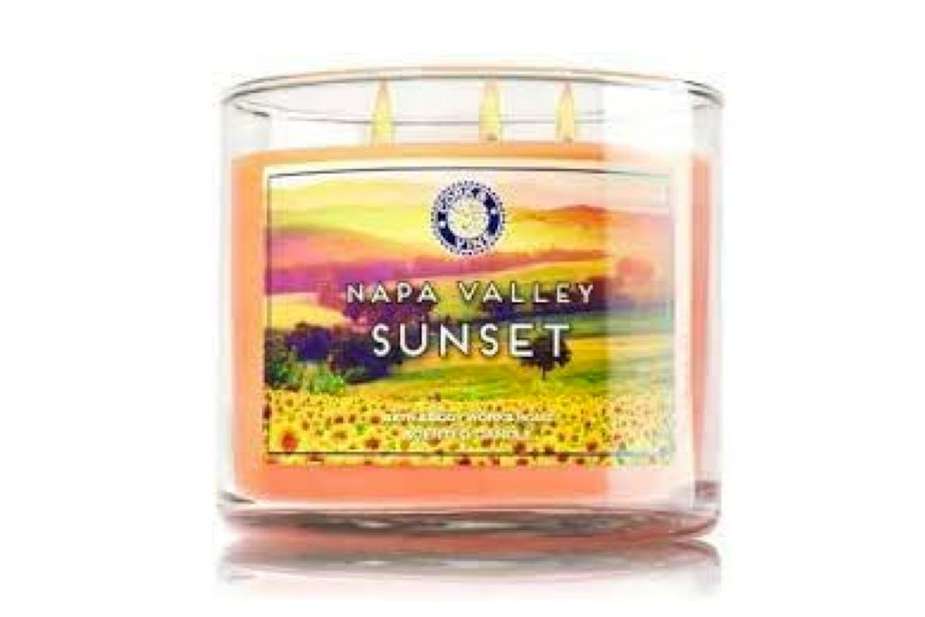 Free Napa Valley Sunset Candle