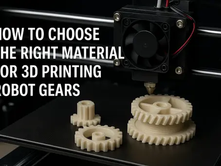 How to Choose the Right Material for 3D Printing Robot Gears