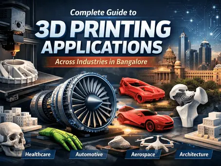 Complete Guide to 3D Printing Applications Across Industries in Bangalore
