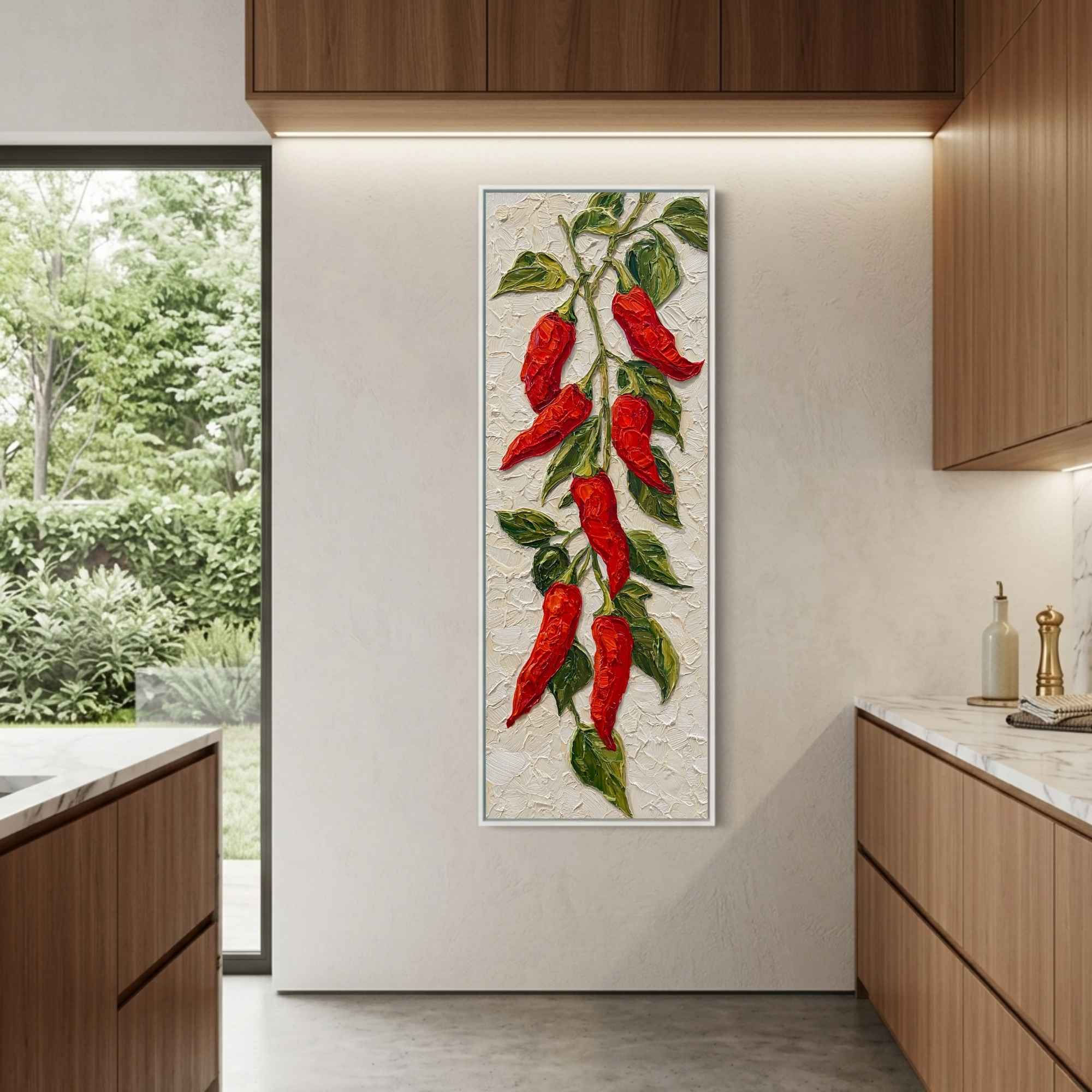 Kitchen Wall Art - Kitchen Wall Decor - Chillies 1