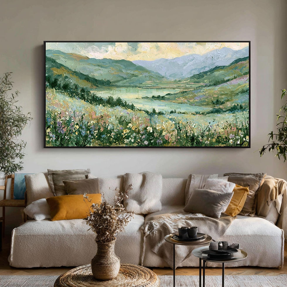 Thumbnail: Panoramic art for living room or bedroom.