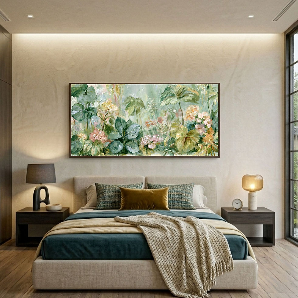 Thumbnail: Serene bedroom decor art