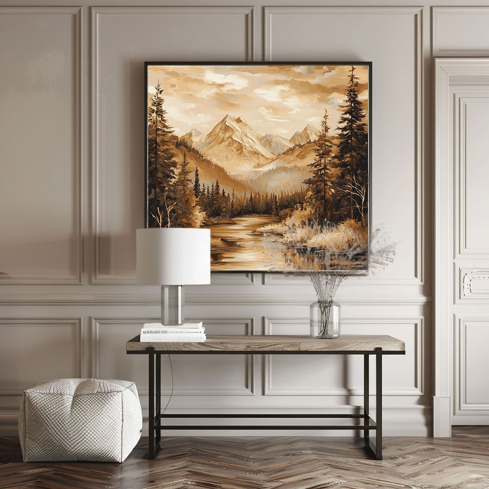 Thumbnail: Neutral color palette landscape for interior design