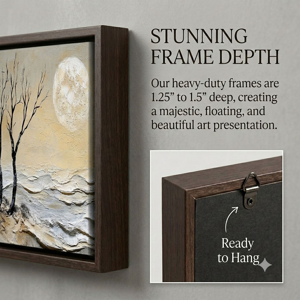 Thumbnail: Textured wall art with a naturalistic theme.
