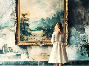 sahaara._create_an_image_where_a_woman_tries_to_look_at_an_ar_a52e486a-1fd7-4440-80c1-9b74