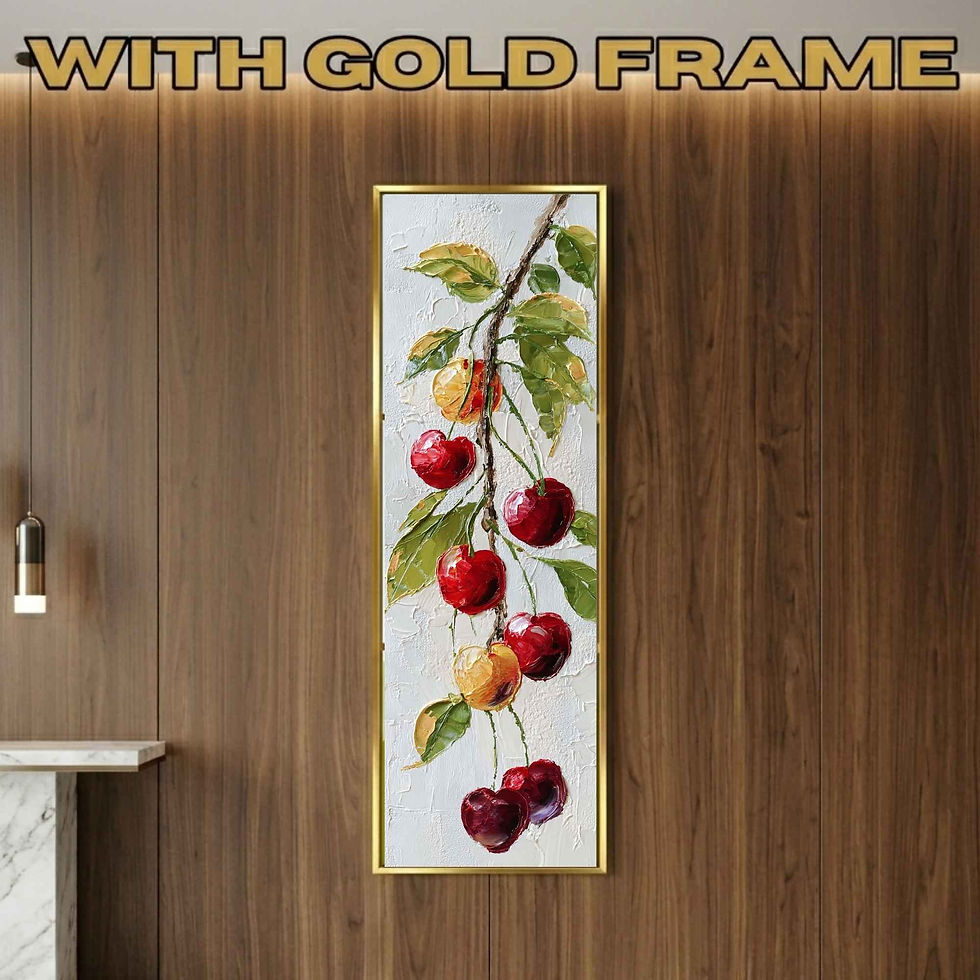 Thumbnail: Kitchen Wall Art - Kitchen Wall Decor - cherries