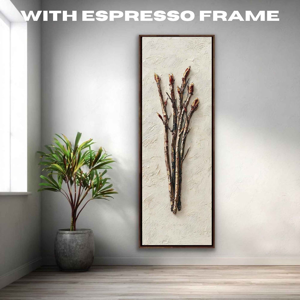 Thumbnail: Kitchen Wall Art | Tall Botanical Art | Neutral Decor