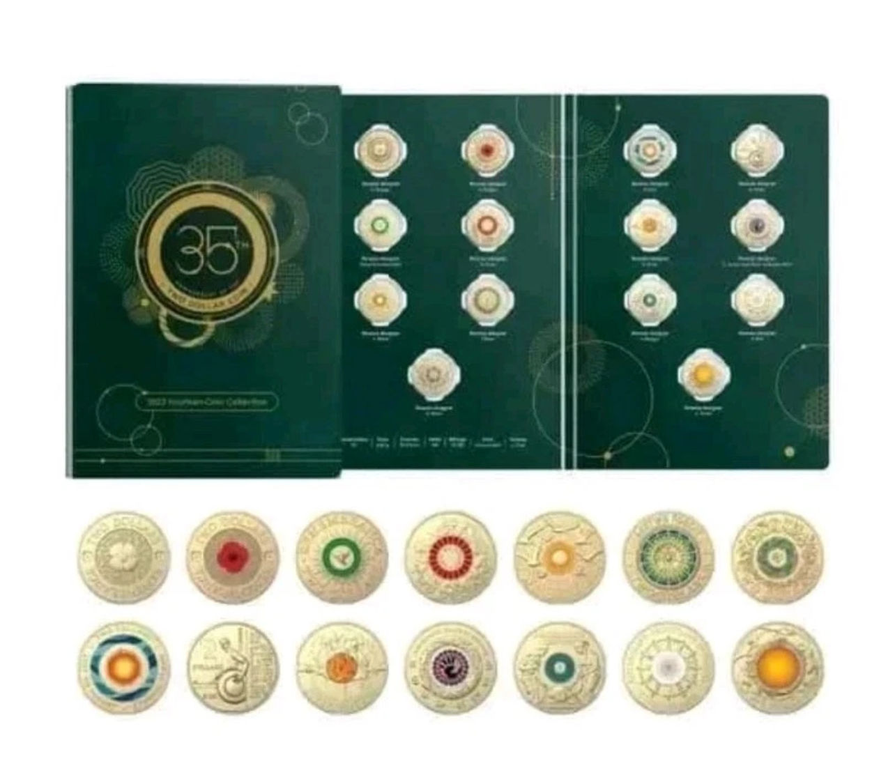 35th Anniversary of the Two Dollar Coin 2023 $2 Fourteen-Coin Collection