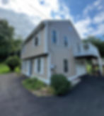 Residential home exterior painted by Dirigo Paint Co.