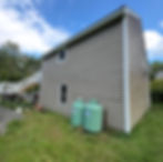 Side exterior house painting by Dirigo Paint Co.