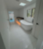 Modern bathroom painting by Dirigo Paint Co.