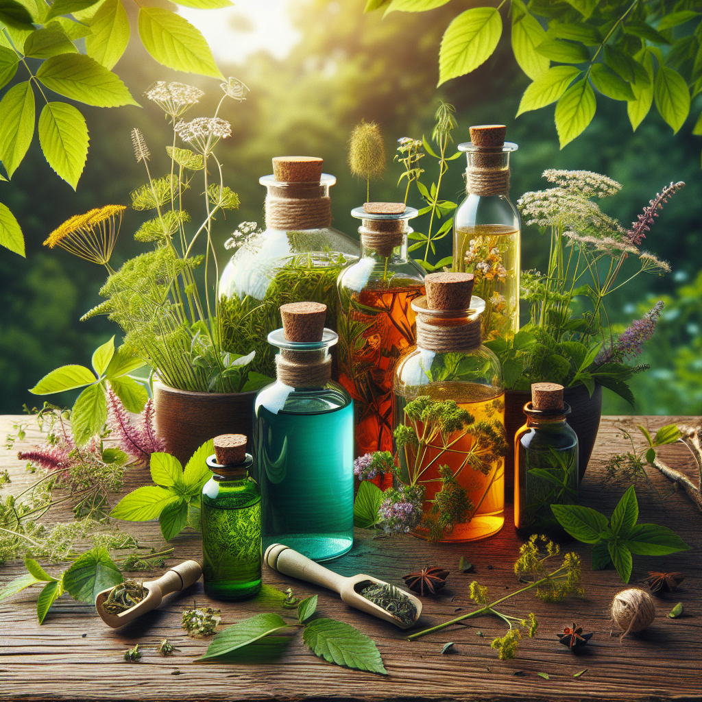 in this image showing natural oil and herbal medicine who's best medicine