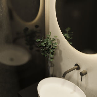 podsvícené zrcadlo